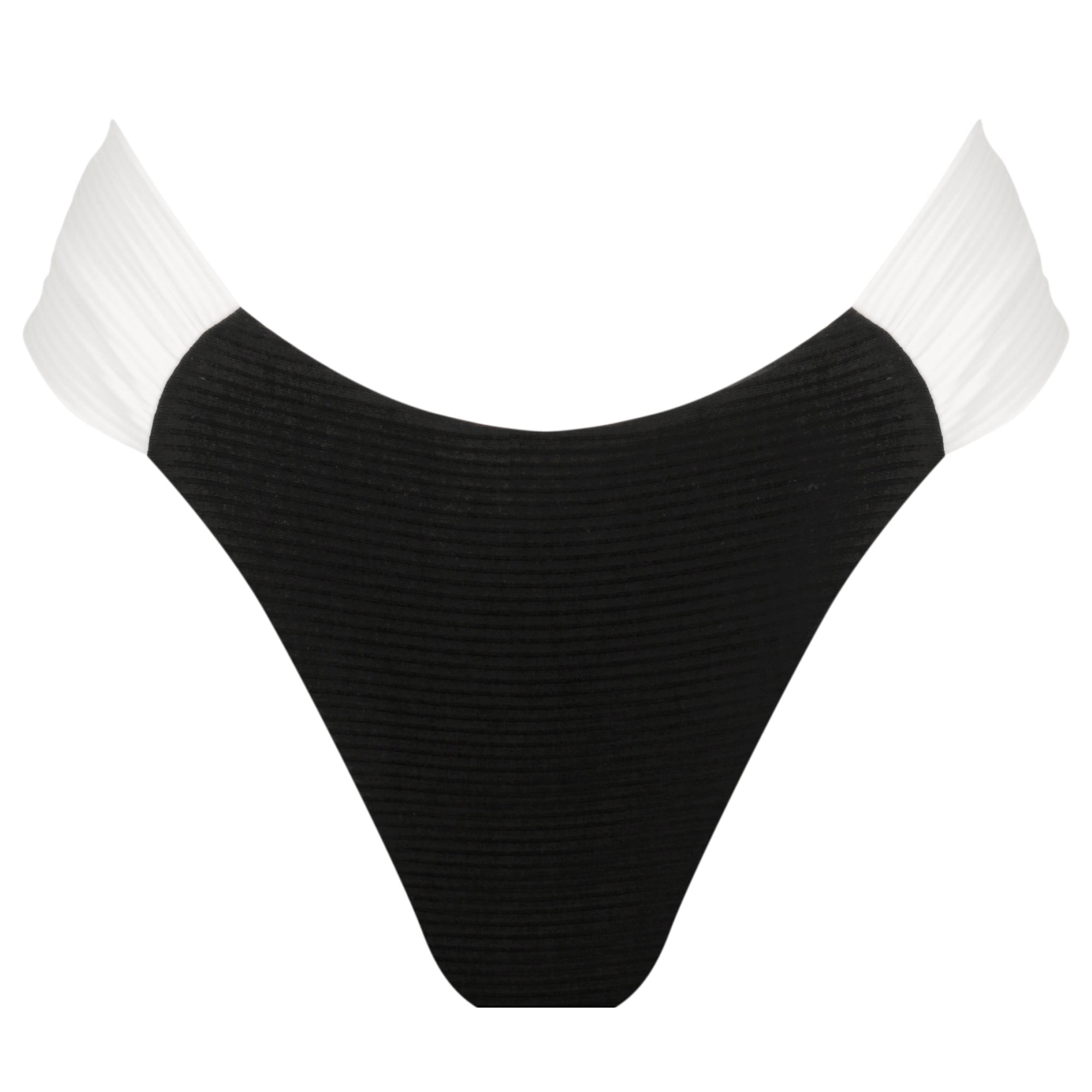 Ribbed white bikini bottoms on sale