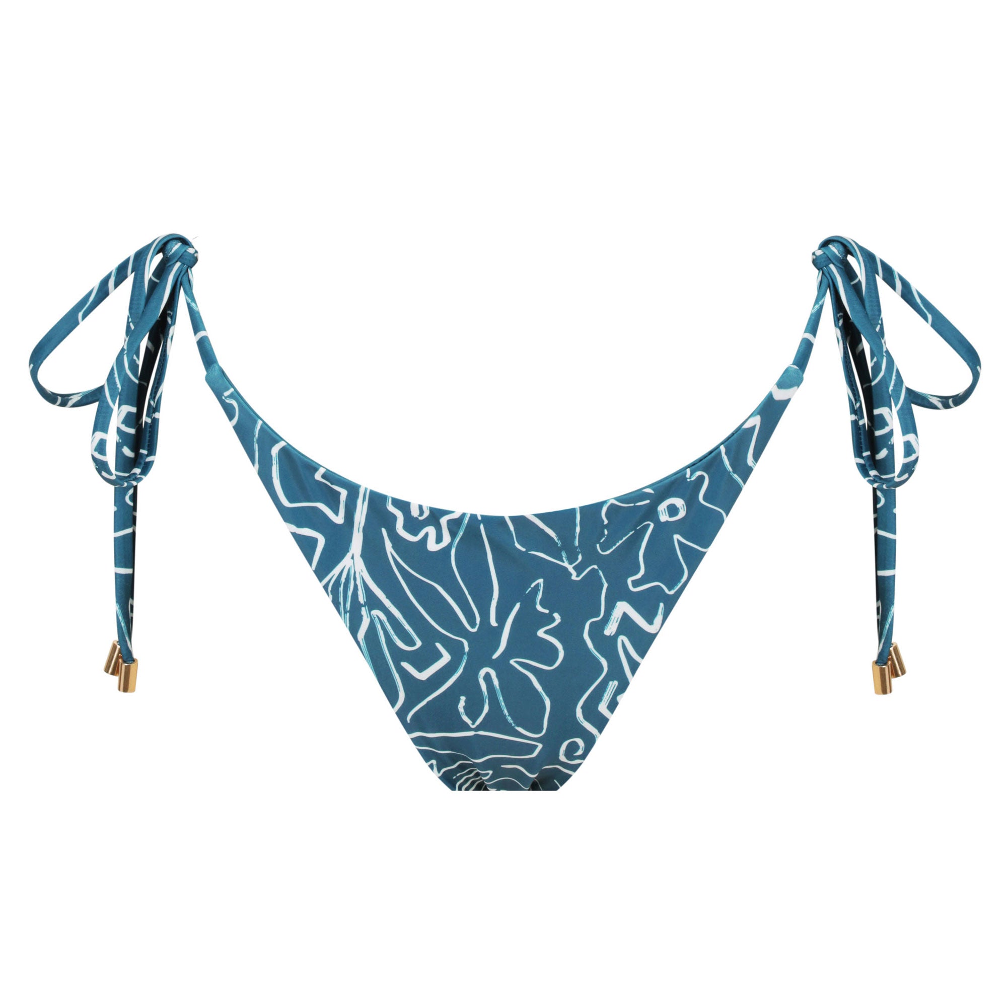 Thin Tie Side Bikini Bottom-Amazon